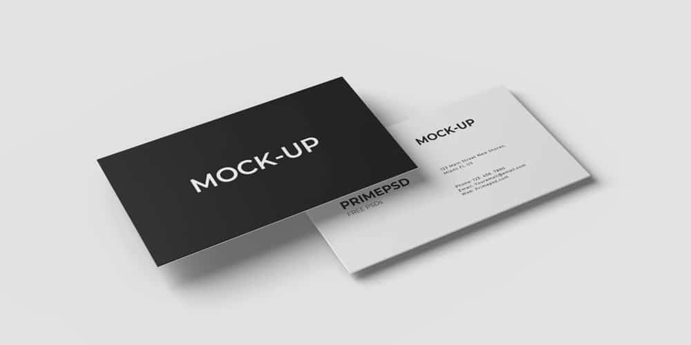 100 Free Business Card Mockups Psd Css Author
