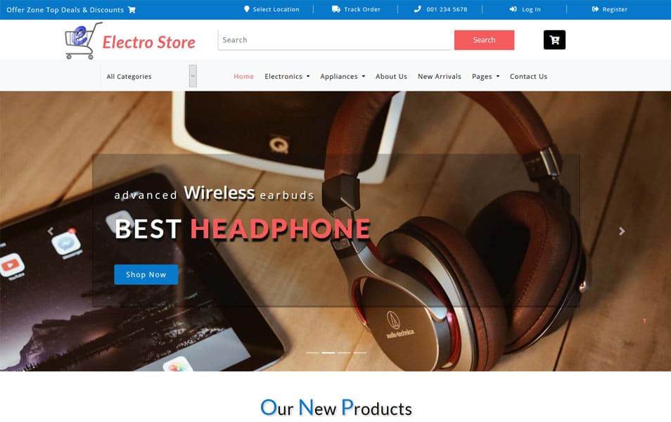 50 Free Responsive Html5 E Commerce Website Templates