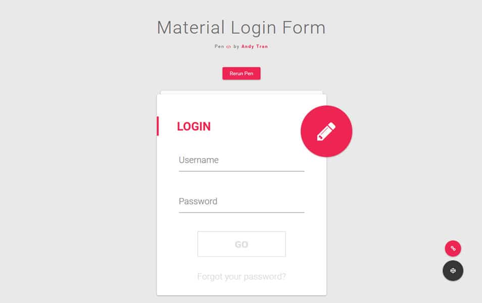 50 Free Html5 And Css3 Login Forms Css Author