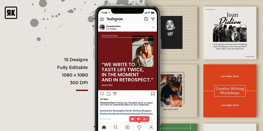 100 Best Instagram Templates To Gain More Followers
