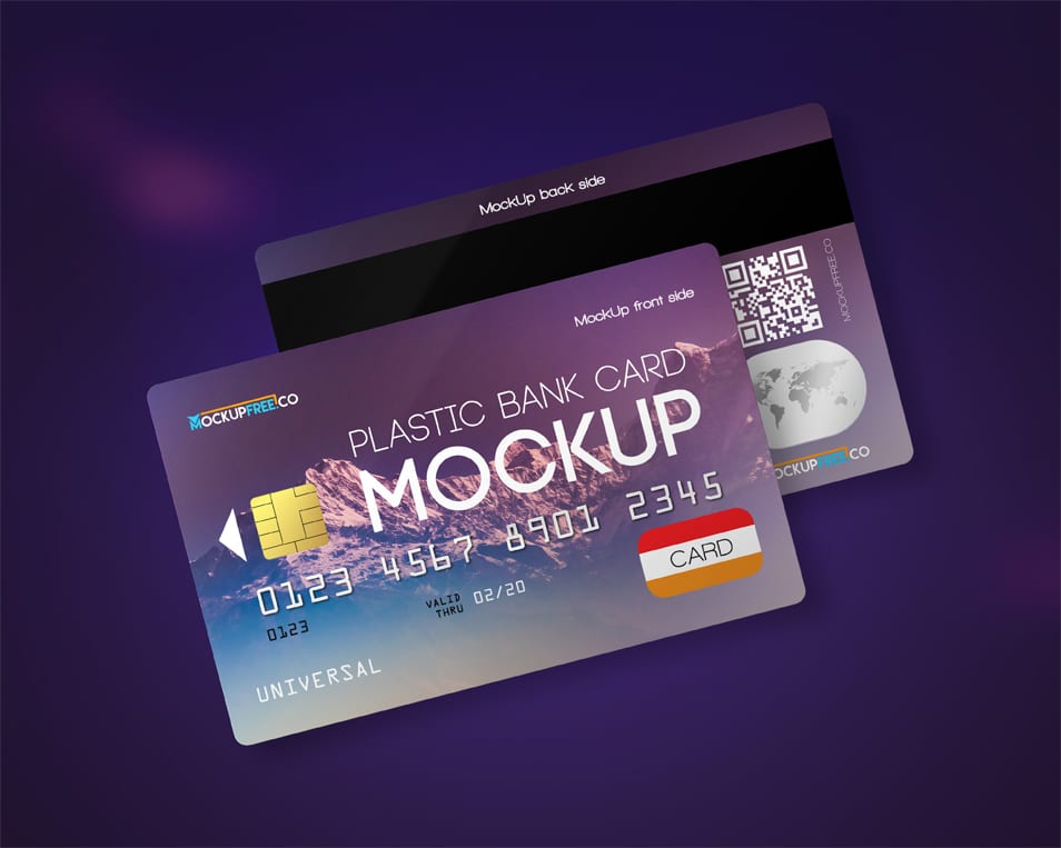 Plastic Bank Card Free PSD Mockups » CSS Author