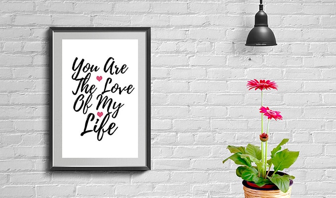 Large art frame mockup by pexels. 25 Free Realistic Wall Frame And Poster Mockups Psd Cssigniter