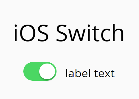 Download Realistic Ios Switch In Pure Css Css Script
