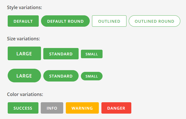 Mustard UI Buttons