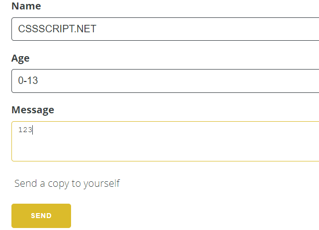 Sweet CSS Framework Form Controls-min