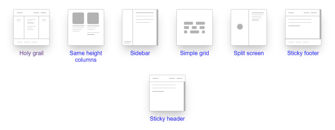 csslayout Layouts