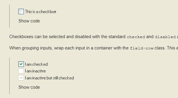 xp.css Checkboxes