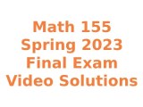 Math 155 Spring 2023 Final Exam Videos Private Tutoring For Colorado