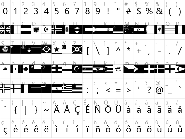 Flags Font Details Font2s Com - Geometric Image Collection - Mobile Quality