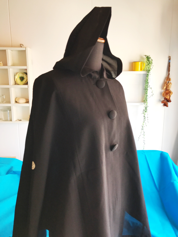 『着物リメイク、素晴らしいです』…埼玉県のお客様に納品させていただいた絽リメイクのポンチョ