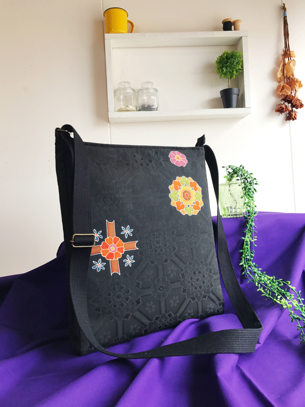 着物リメイク別注ショルダーバッグ 大分のお客様に頂いた納品後のご感想