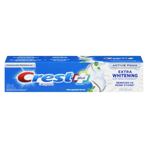Crest Complete Plus Extra Whitening Toothpaste Clean Mint 120 Ml CTC