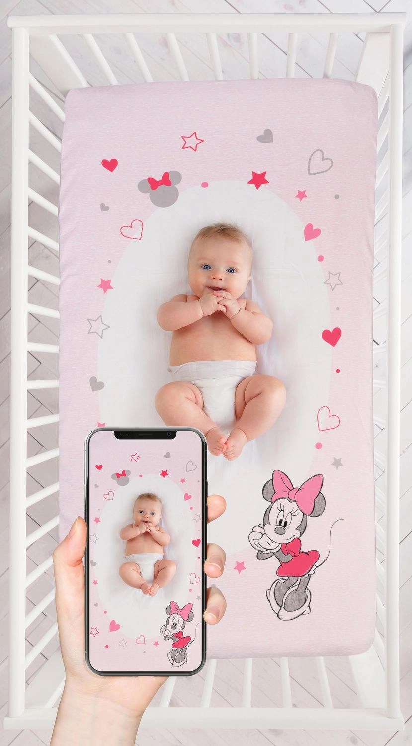 Disney Baby Minnie Mouse Fitted Crib Sheet CTC Health