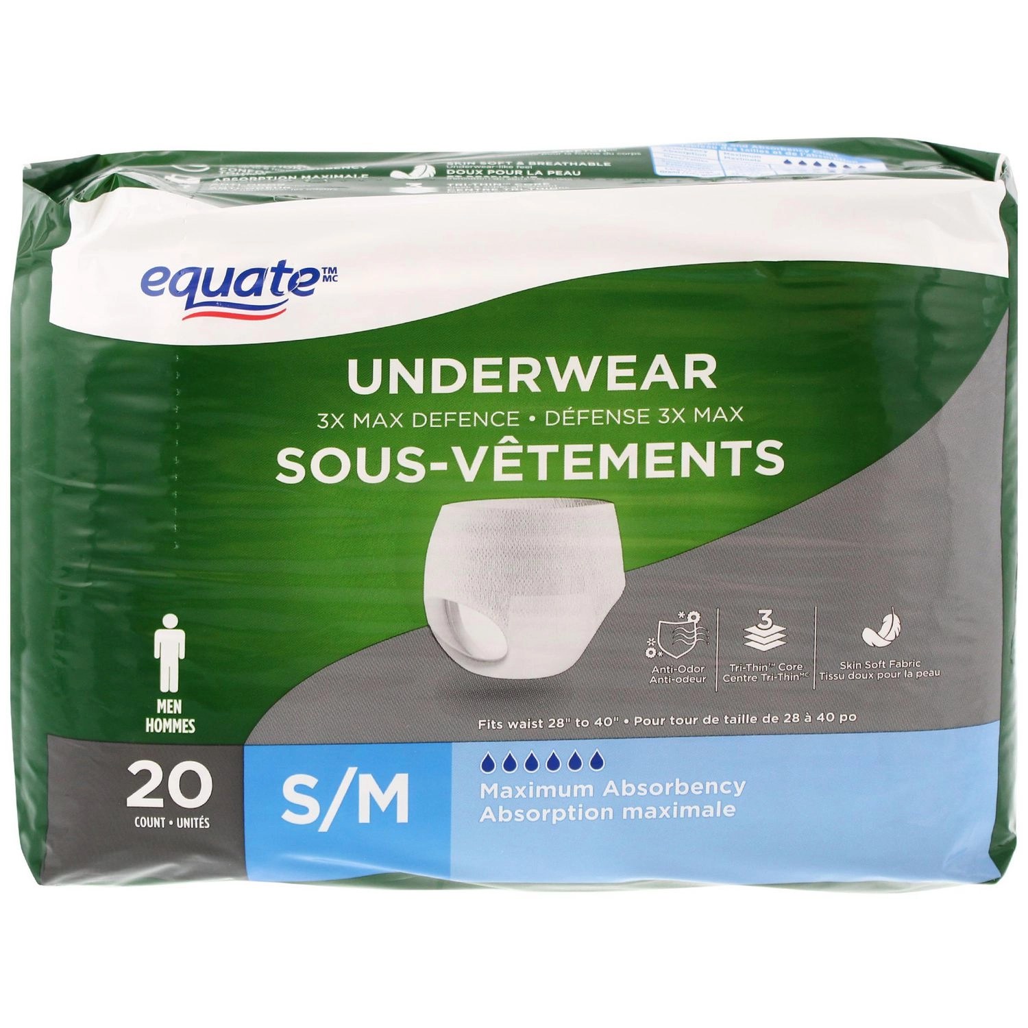 Equate Maximum Absorbency Men's Underwear - CTC Health