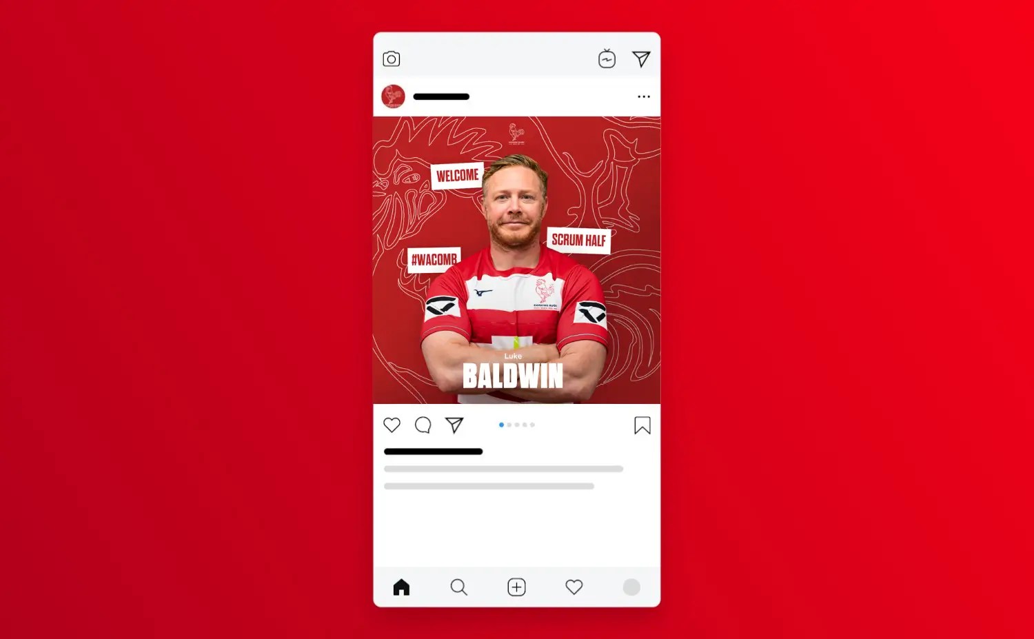 Dorking RFC Social Media Post