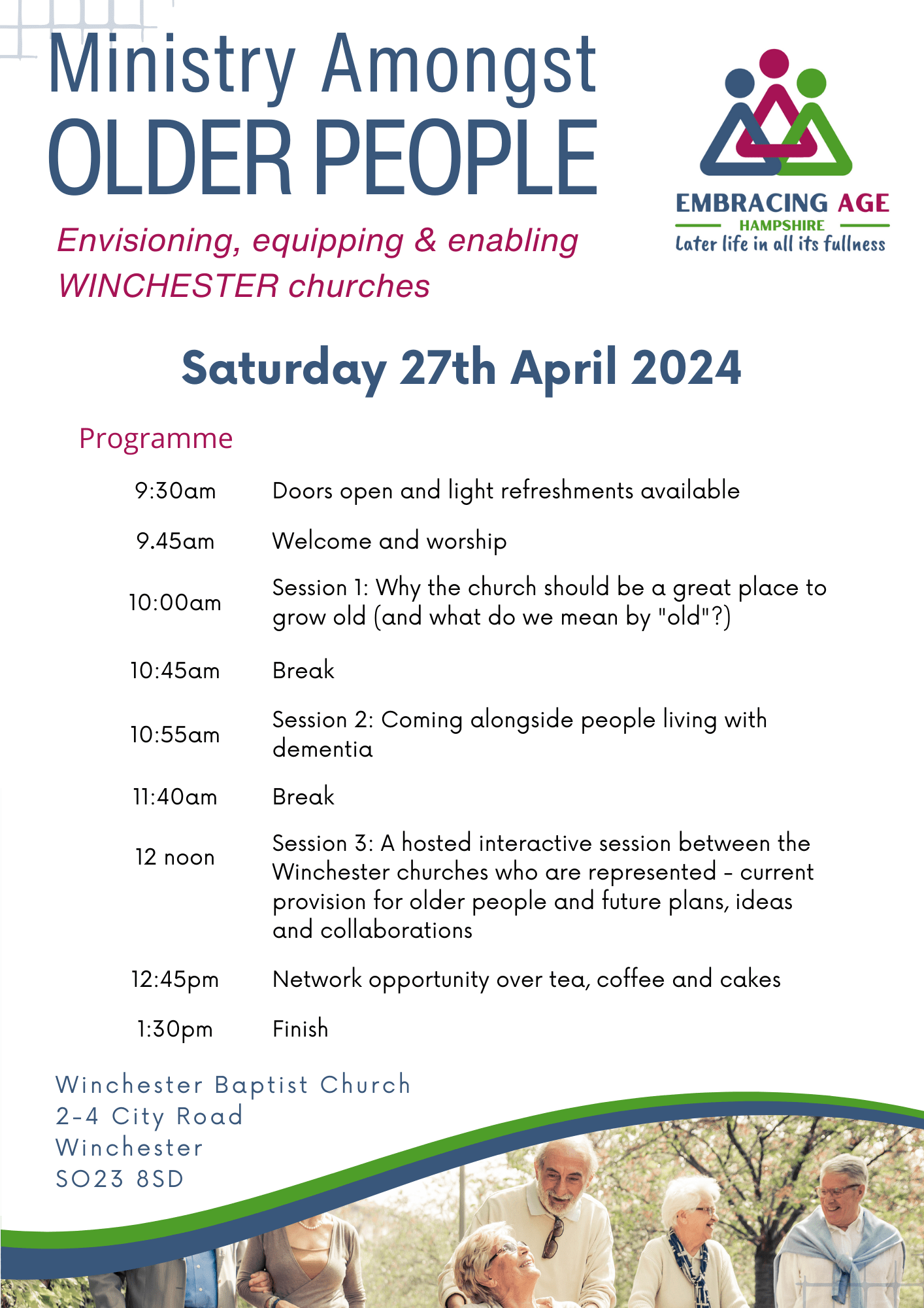 agenda for ministry amongst older people event