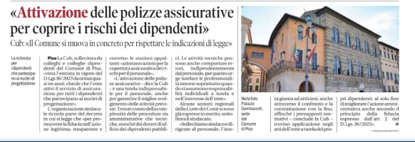Sindacato, Polizze assicurative e baratto