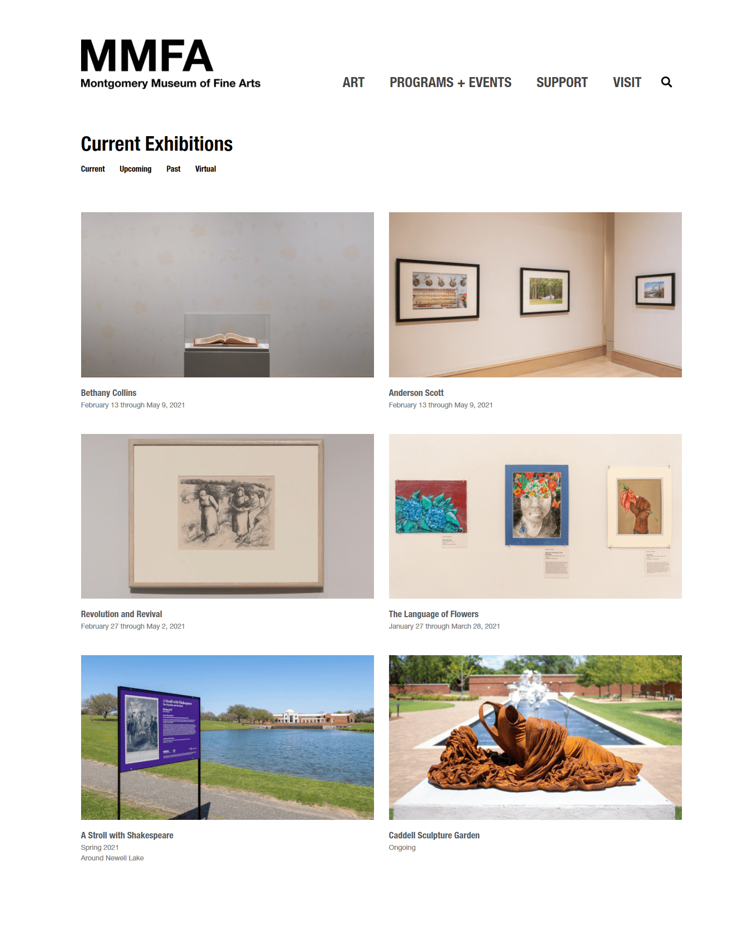 Montgomery museum of fine art website design case study