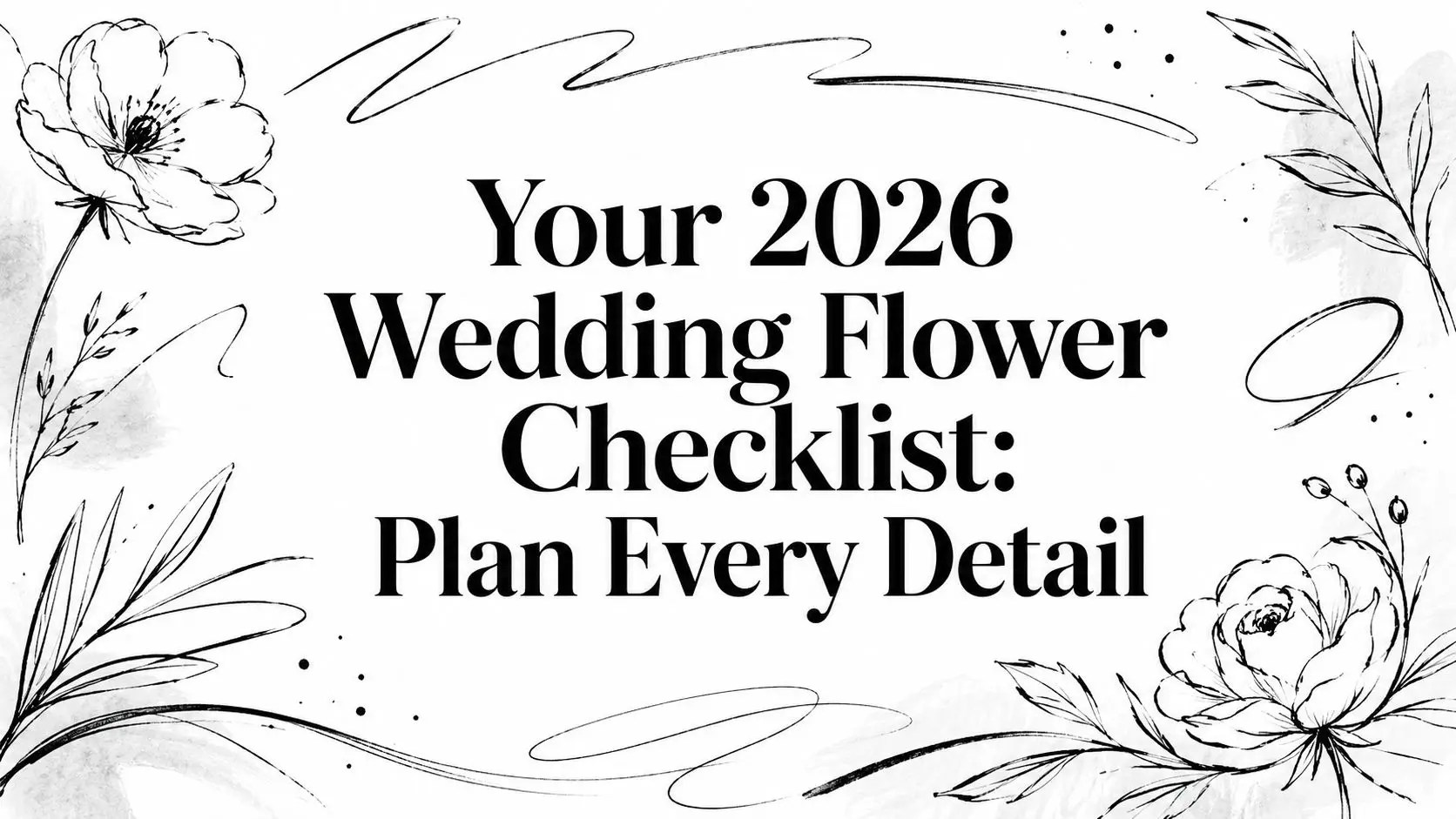 wedding flower checklist floral design