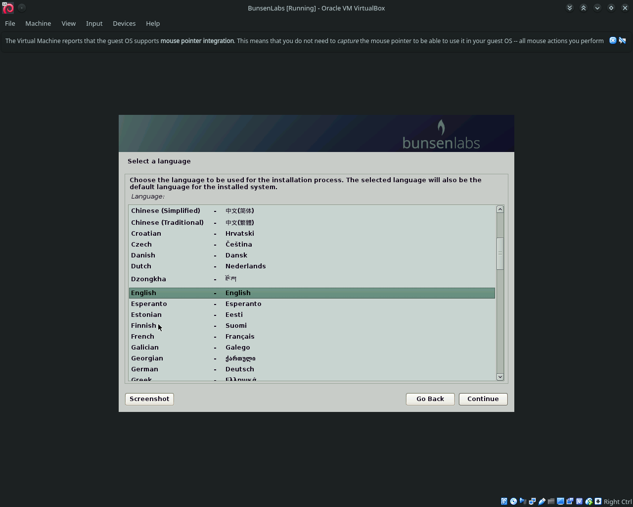BunsenLabs-03-Language