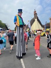 Circus and entertainers at the Borough in 2025