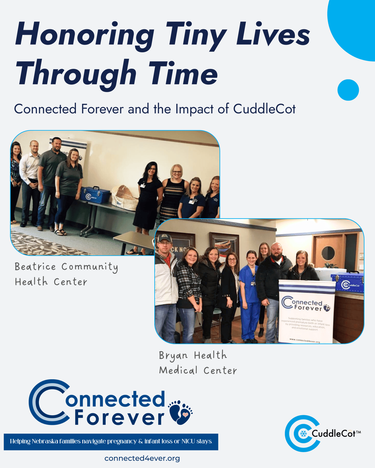 Connected Forever CuddleCot Donation