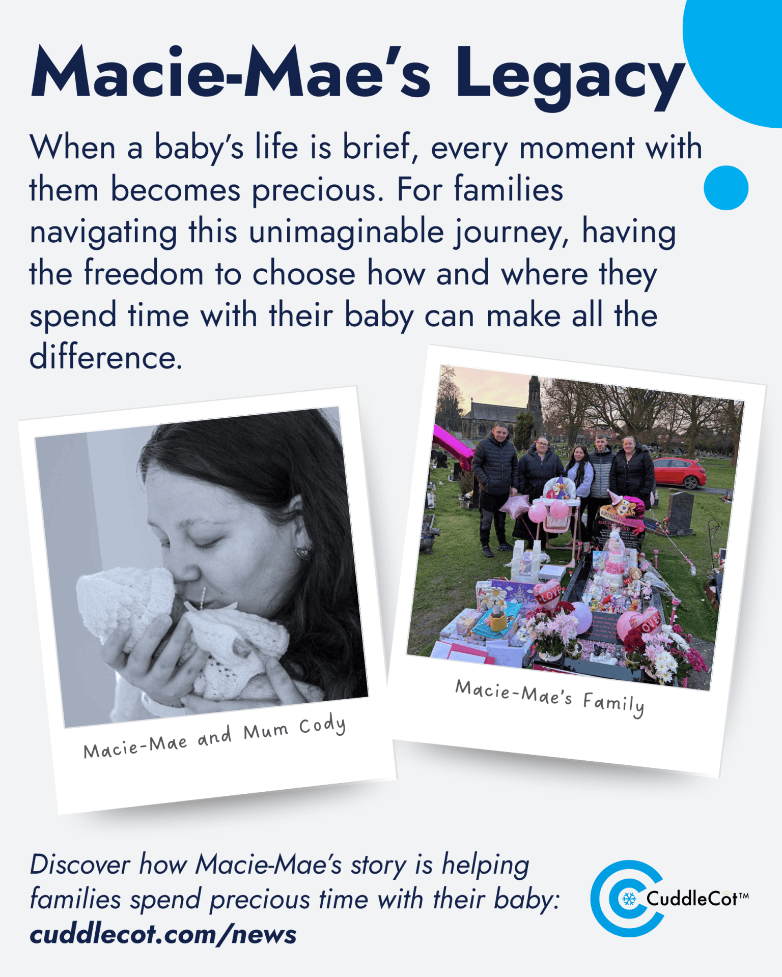 Macie-Mae’s CuddleCot Legacy