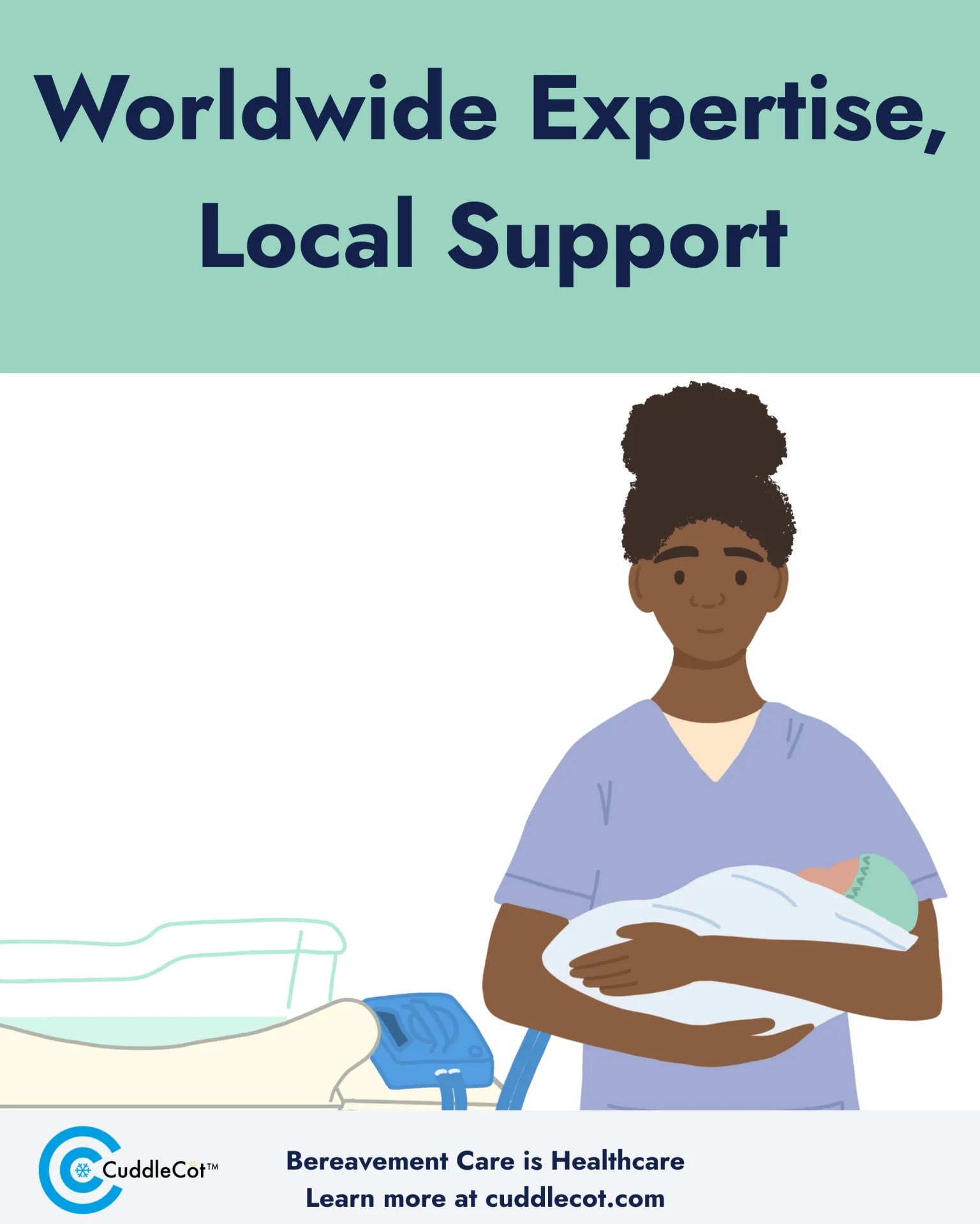 CuddleCot offers worldwide expertise