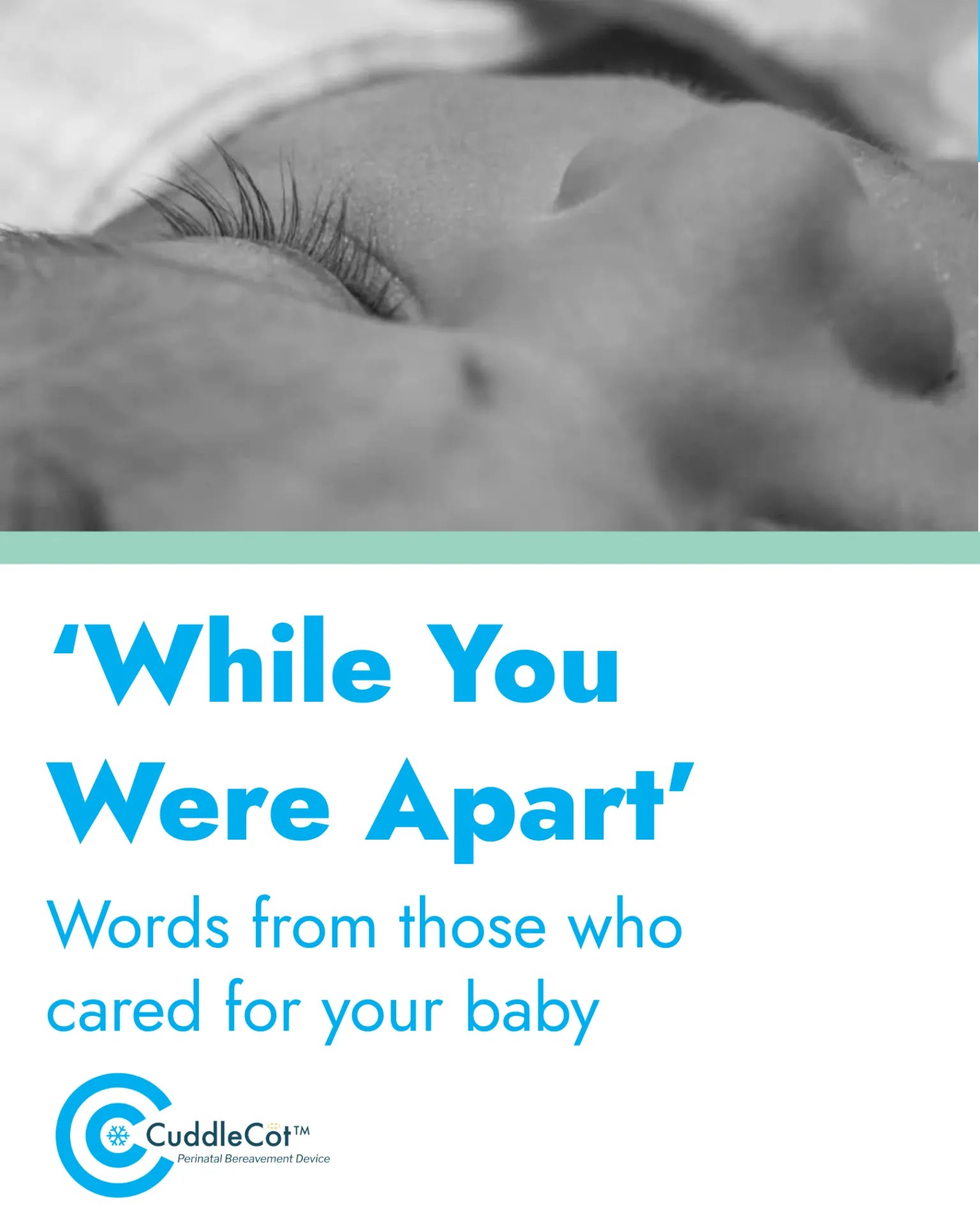 while you were apart cover image with baby Arjun