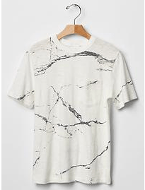 Marble Print Tee