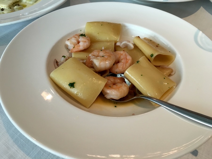 Pacchero with Fresh Seafood in AOP sauce