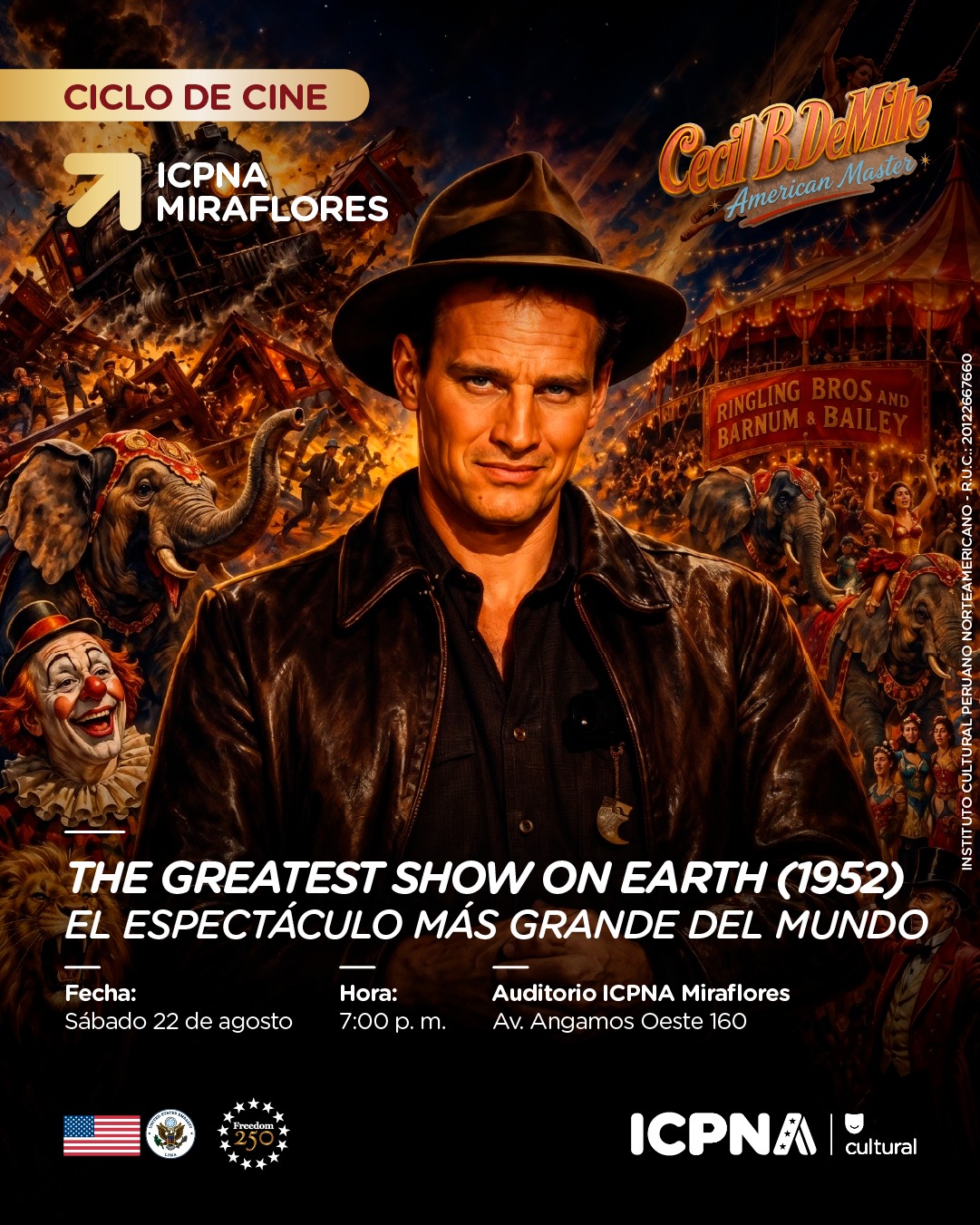 CINE: El ICPNA presenta retrospectiva de Cecil B. DeMille