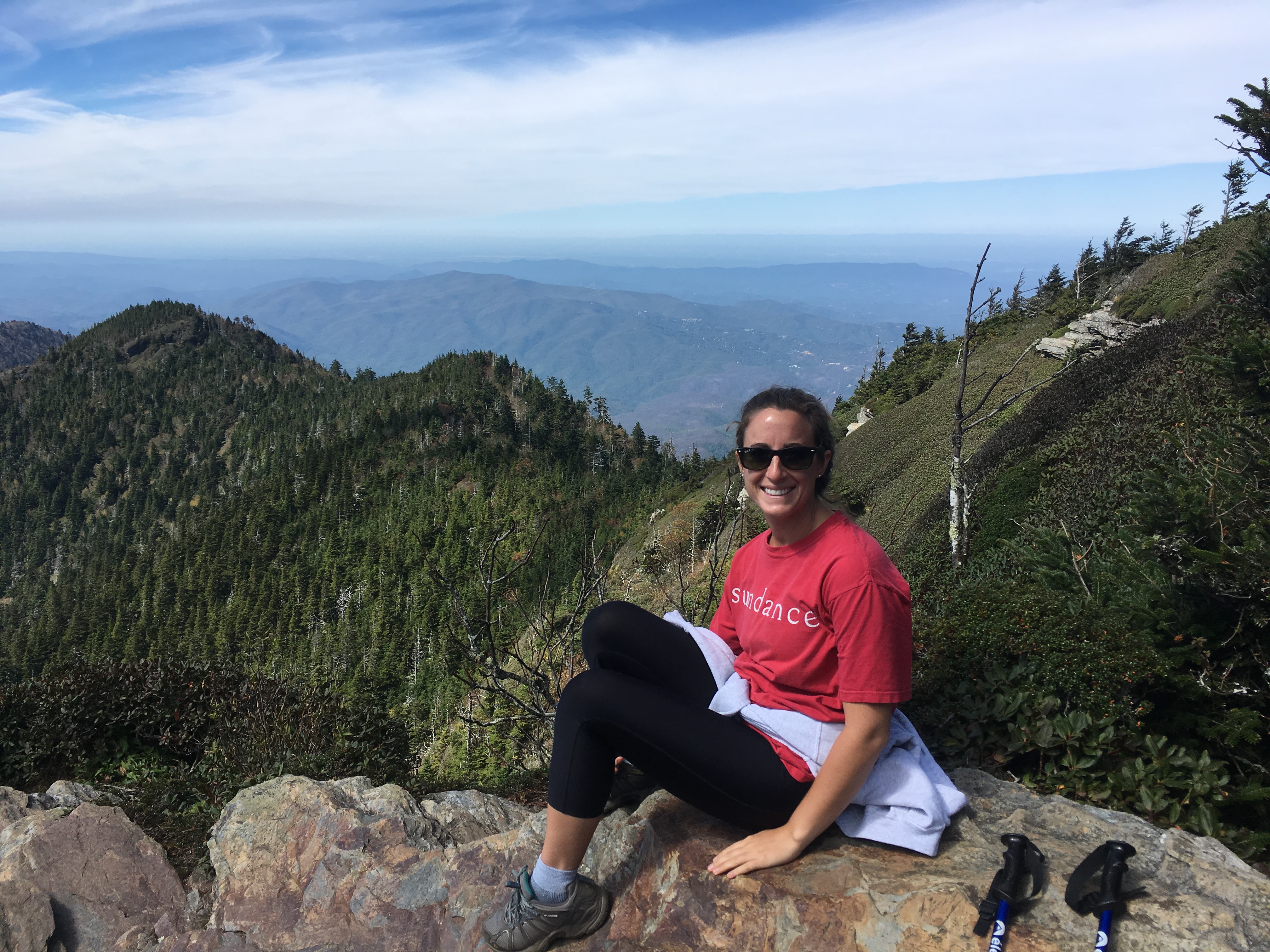At the top!