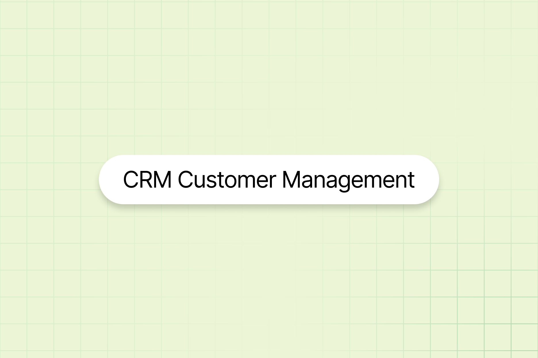 Crm customer management
