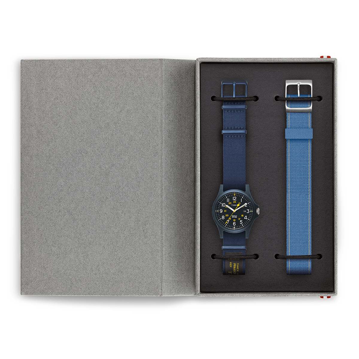 Box orologio acadia blu