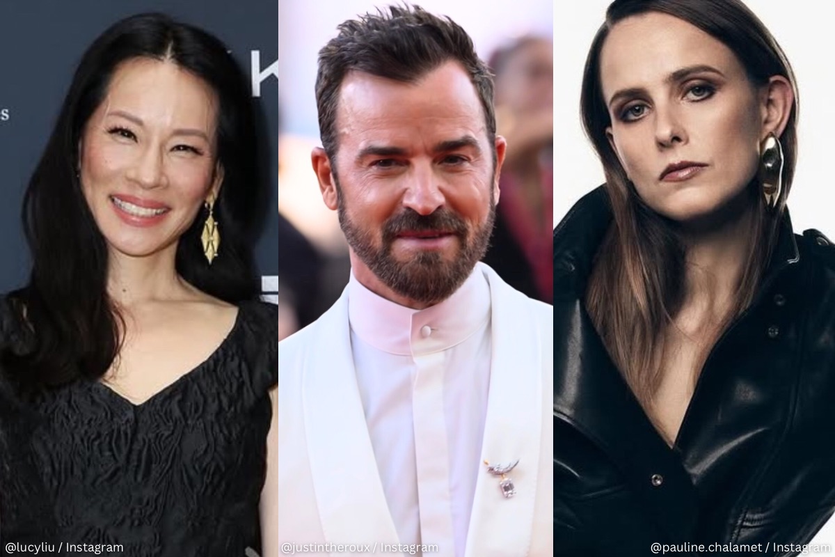 左からルーシー・リュー、ジャスティン・セロー、ポーリーン・シャラメ