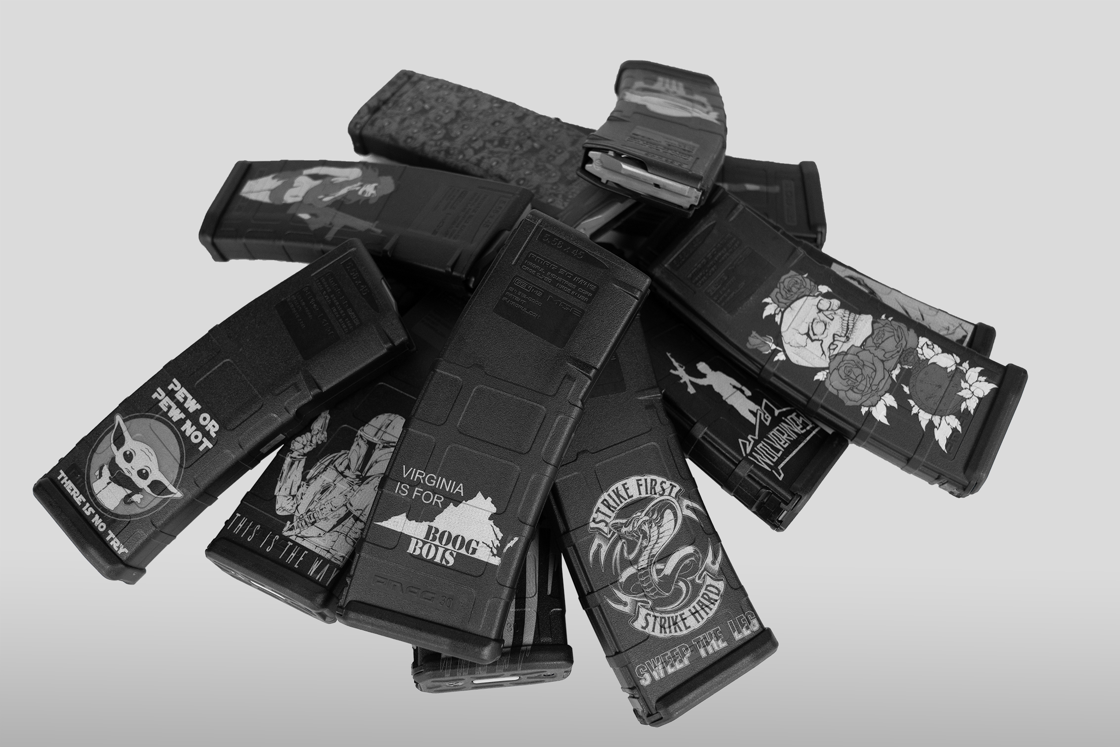 Laser Engraved P-Mag MEGA PACK Choose Any 5! – Culper Precision