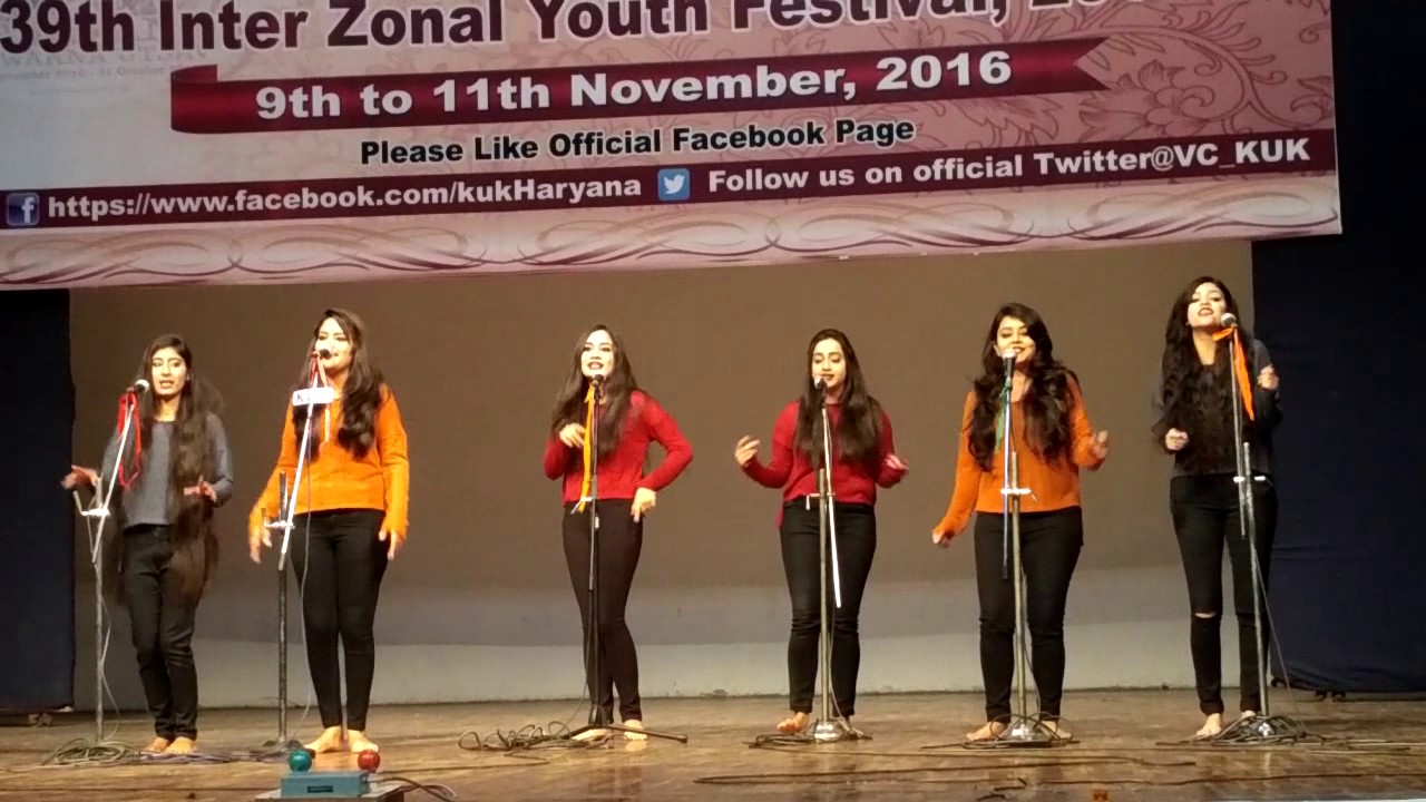 Students perform at the 39th Zonal Youth Festival held in 2016
