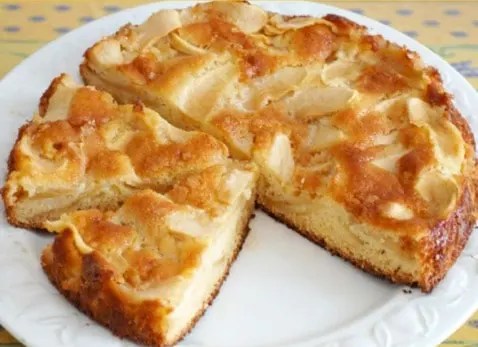 Gâteau madeleine aux pommes