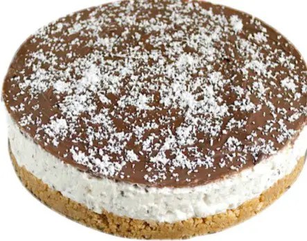 Gâteau sans cuisson à la noix de coco et au chocolat