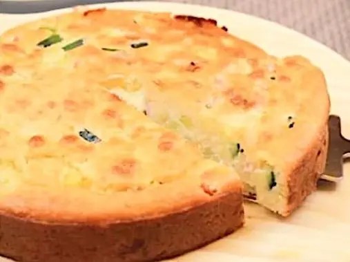 Gâteau 7 pots aux courgettes, jambon et mozzarella