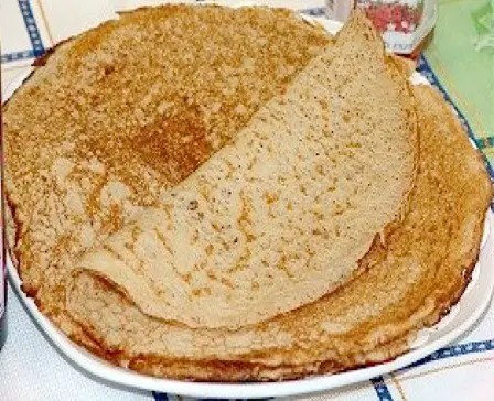Bourriol, crêpe auvergnate au sarrasin