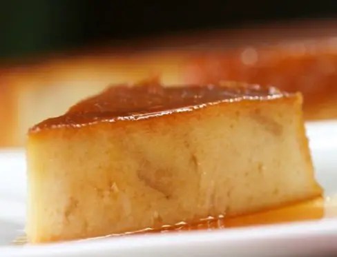 pastizzu, flan corse au pain rassis nappé de caramel