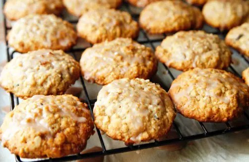 Biscuits à l'avoine et aux pommes, sans œufs ni sucre ajouté