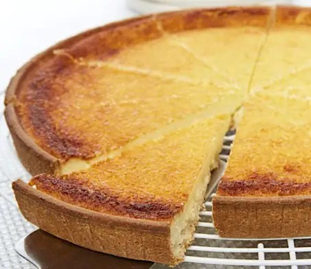 Tarte à l'encaillat au lait caillé de vache