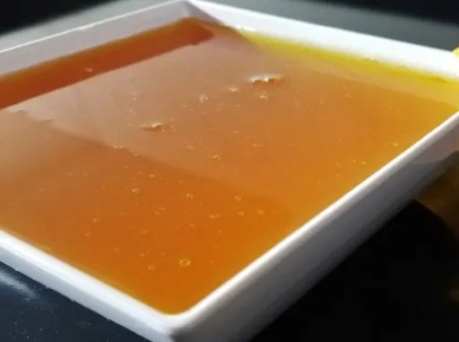 glaçage à l'orange sur gâteau