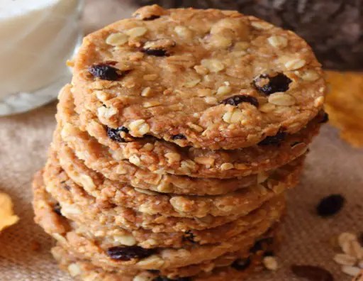 biscuits à l'avoine et aux raisins
