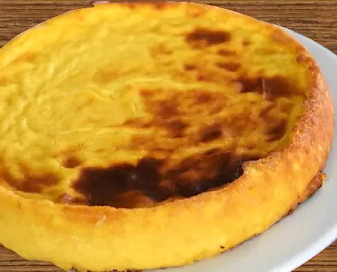 Flan seconde Tupperware à la vanille tranché