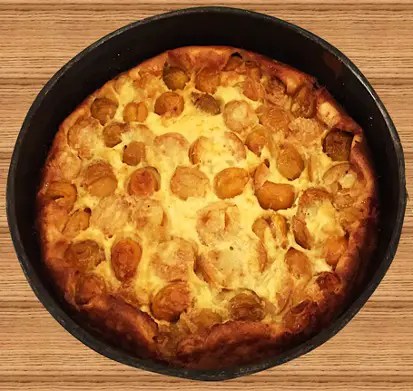 Clafoutis mirabelle grand-mère fondant