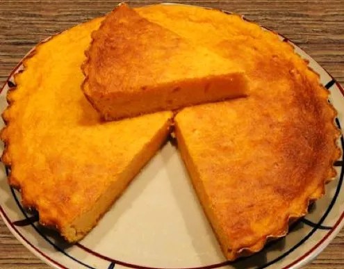 Millassou à la citrouille démoulé, gâteau périgourdin à la farine de maïs